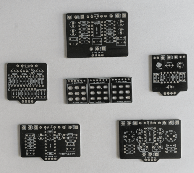 Guitar pedal PCBs